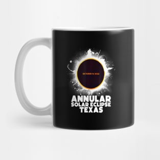 Texas Annular Solar Eclipse October 14 2023 Mug